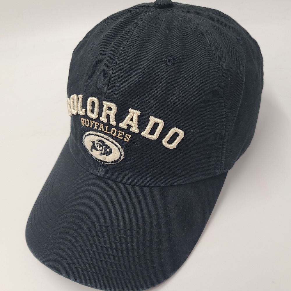 Vintage Colorado Buffaloes Hat Adjustable Puma Black Gold NCAA University Men